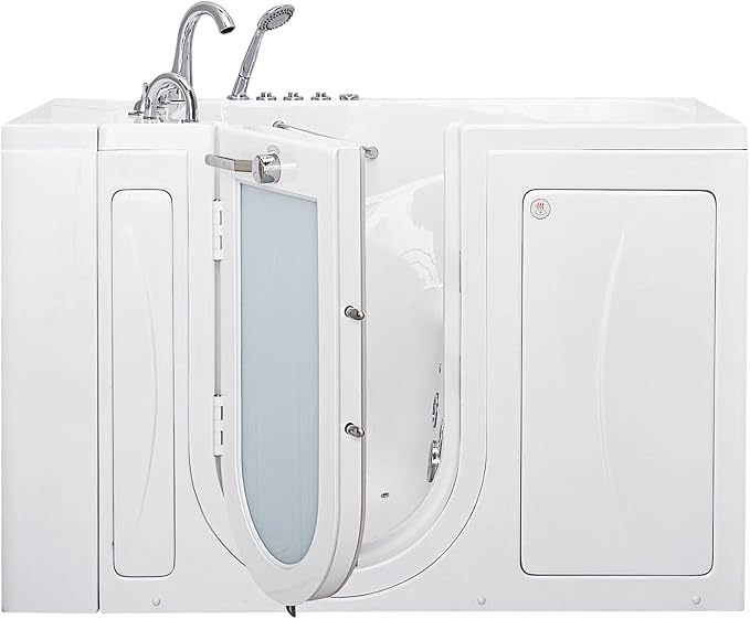 Ella Capri 30"x52" Acrylic Air and Hydro Massage and Heated Seat Walk-In Bathtub - Image 2