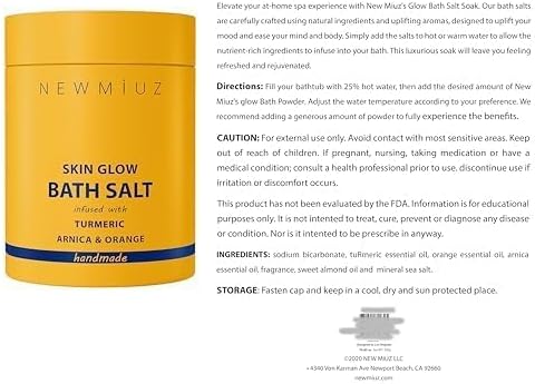 Natural Detox Bath Salt Soak Magnesium Epsom Salt Vitamin C Moisturize Skin - Image 8
