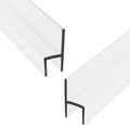 KC Hardware 85 Inch Frameless Shower Door Side Seal Strip, H-Type Glass Shower by KCHardware