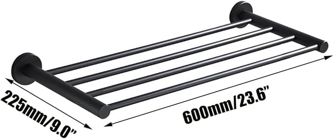 20 Inch Bathroom Towel Rack, Hotel Style Towel Racks - Image 2