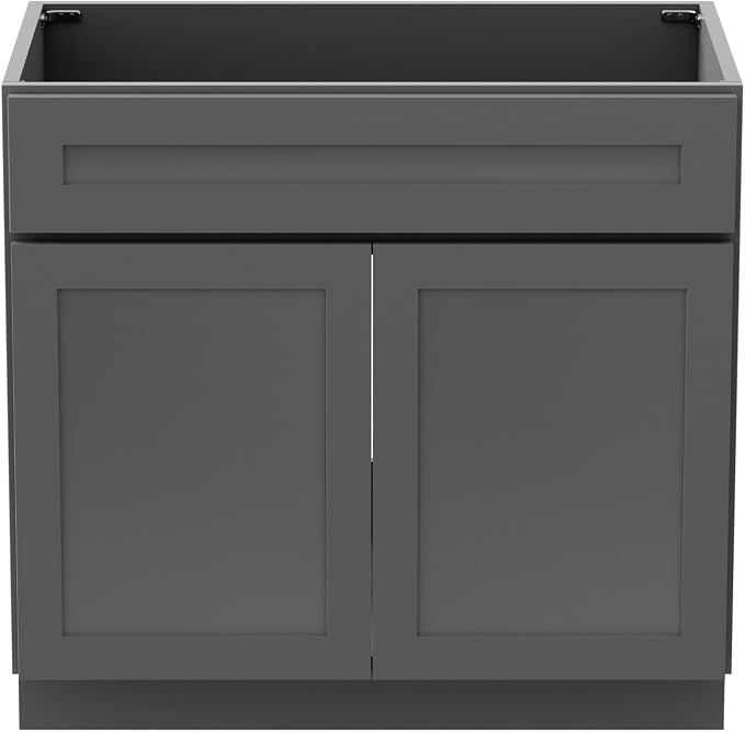 KitchenMan 36 Inch Bathroom Vanity Unassembled Bathroom Sink Cabinet and Vanity - Image 8