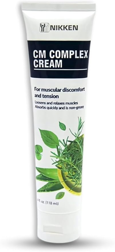 Sports Muscle Rub for Nikken CM Complex Cream 15071, Topical Muscle Relaxer by Goodscious