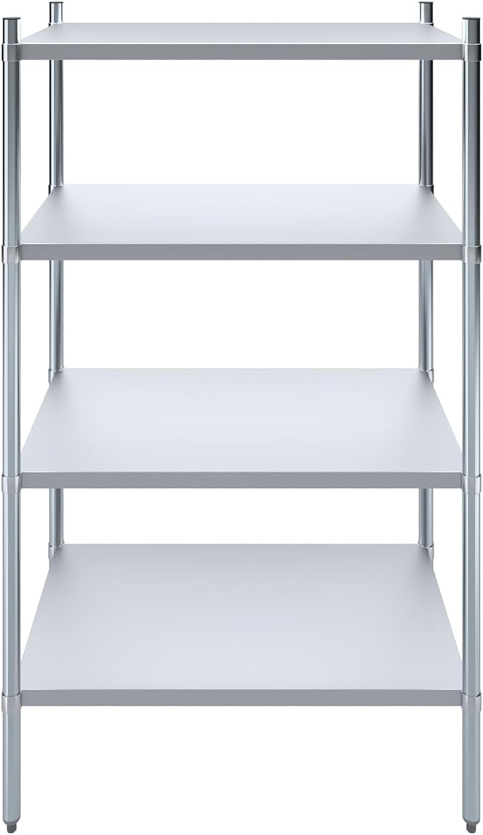AmGood 4 Tier Galvanized Steel Dry Storage Unit. 24 in. x 43 in. x 72 in. - Image 4