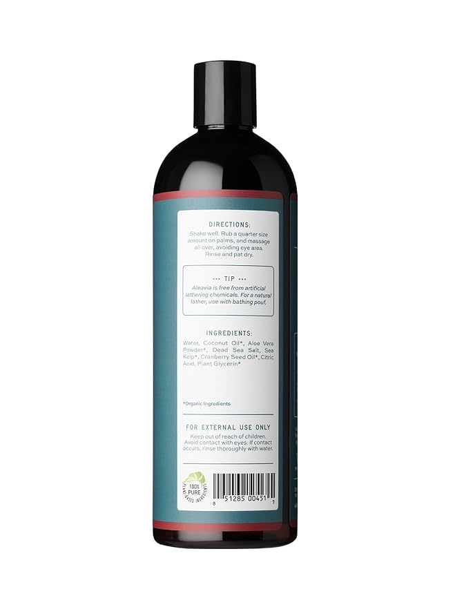 Aleavia Body Cleanse – Organic & All-Natural Prebiotic Body Wash - Image 2