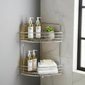 2-Tier Floor Standing Corner Shower Caddy by EverySpaceDeservesSdzoren