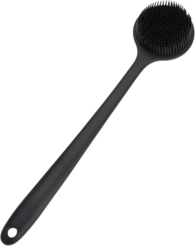 Back Scrubber for Shower, Soft Silicone Back Shower Brush Bath Body Scrubber - Image 6