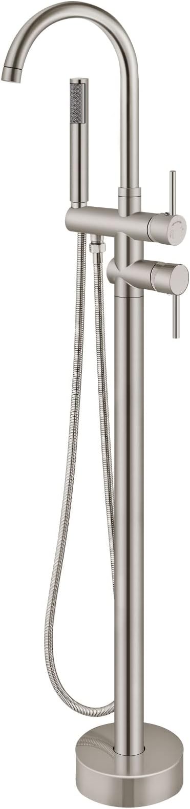 Aolemi Floor Mount Bathtub Faucet Freestanding Tub Filler Standing High Flow by Aolemi