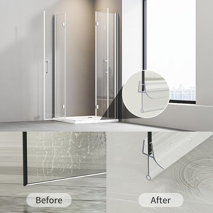 Frameless Shower Door Bottom Seal, Shower Door Seal Strip - Image 7