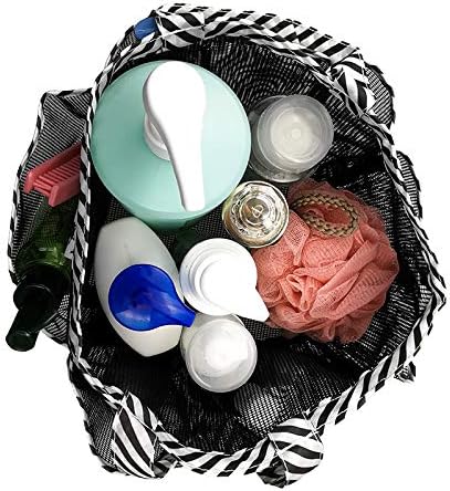 SPINFOX 2 Pack Mesh Shower Caddy, Quick Dry Shower Tote Bag Hanging Toiletry - Image 5