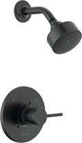 Delta Modern 14 Series Shower Faucet Set, Matte Black Shower Head and Handle Set by DeltaFaucet