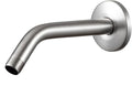 OFFO Shower Arm with Flange, 6 in Brushed Nickel Wall Mount Replacement Angle by OFFO