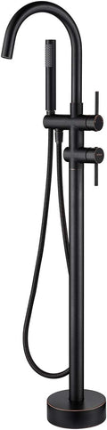 Freestanding Tub Filler Bathtub Faucet Oil Rubbed Bronze Floor Mount Brass by ArtiquaSanitaryWare