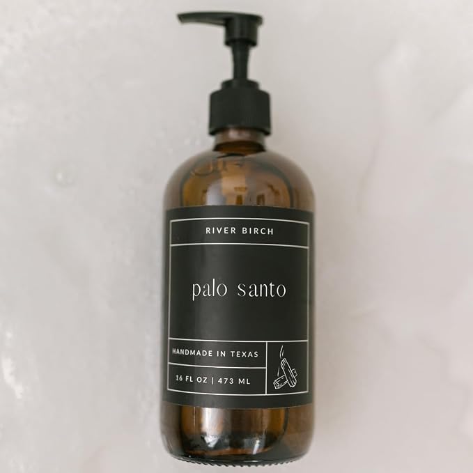 River Birch Palo Santo Scented Natural Hand Soap - Image 8