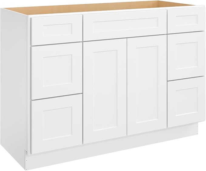 ROOMTEC Bathroom Cabinet, Soft-Close Drawer Slides Morden Bathroom Sink Vanity by ROOMTEC