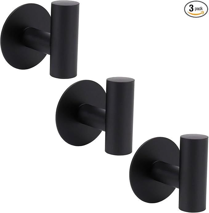 TocTen Bath Towel Hook, Strong Self Adhesive Robe Hook, SUS 304 Stainless Steel by TocTen