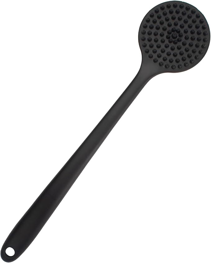 Back Scrubber for Shower, Soft Silicone Back Shower Brush Bath Body Scrubber - Image 7