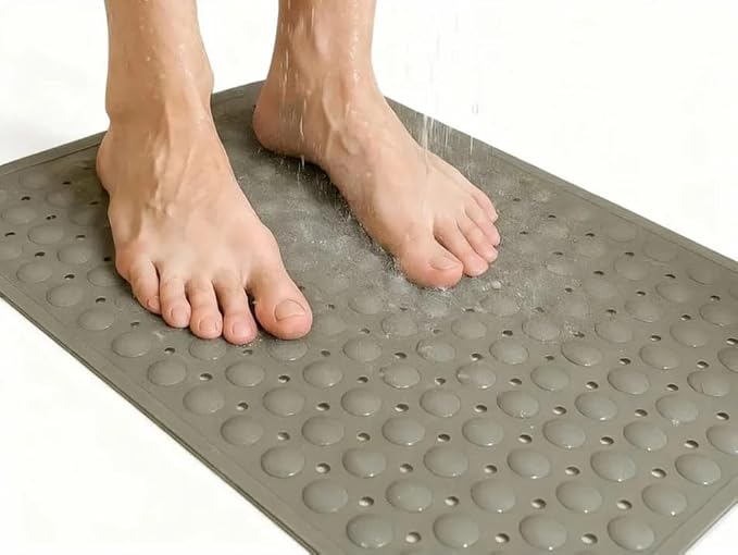 Bath and Shower Safety Mats 27.5x15 inch, Non Slip by Unknown
