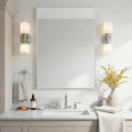 26x36 Inch Silver Bathroom Mirror by LEDLUX