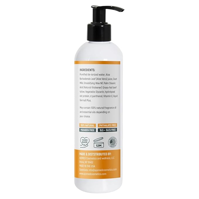 Tallow & Goat Milk Body Lotion for Sensitive Skin, Organic moisturizing Lotion - Image 3