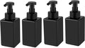 UUJOLY Foaming Soap Dispenser, 15oz Refillable Pump Bottle Plastic by UUJOLY