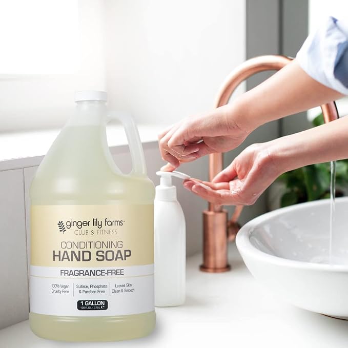 Ginger Lily Farms Club & Fitness Conditioning Liquid Hand Soap Refill, 100% - Image 6