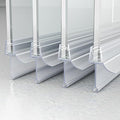 Frameless Shower Door Bottom Seal, Stop Shower Leaks and Create a Water Barrier by Foskbaths