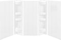 White Acrylic Tub Wall Surround 32"x 60"x 58" by NoahWilliamHome
