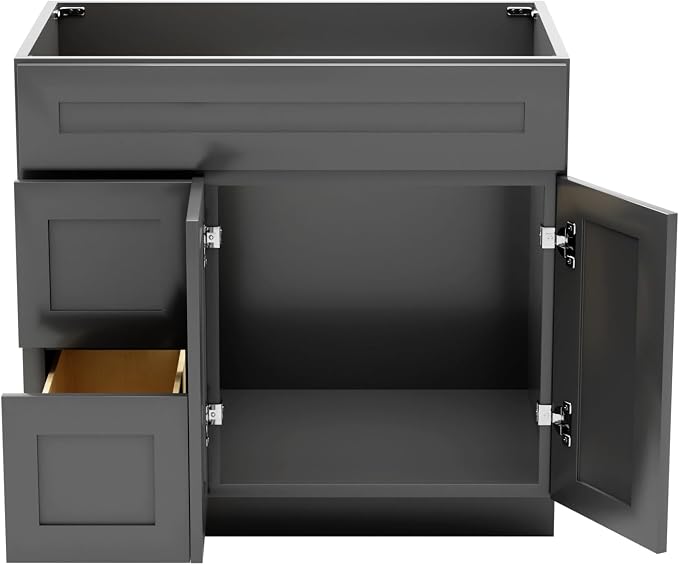 KitchenMan Bathroom Vanity 36 Inch Unassembled Bathroom Sink Cabinet - Image 8