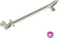 12 Inch Shower Head Extension Arm Brushed Nickel.Solid Brass Adjustable Shower by Burginwin