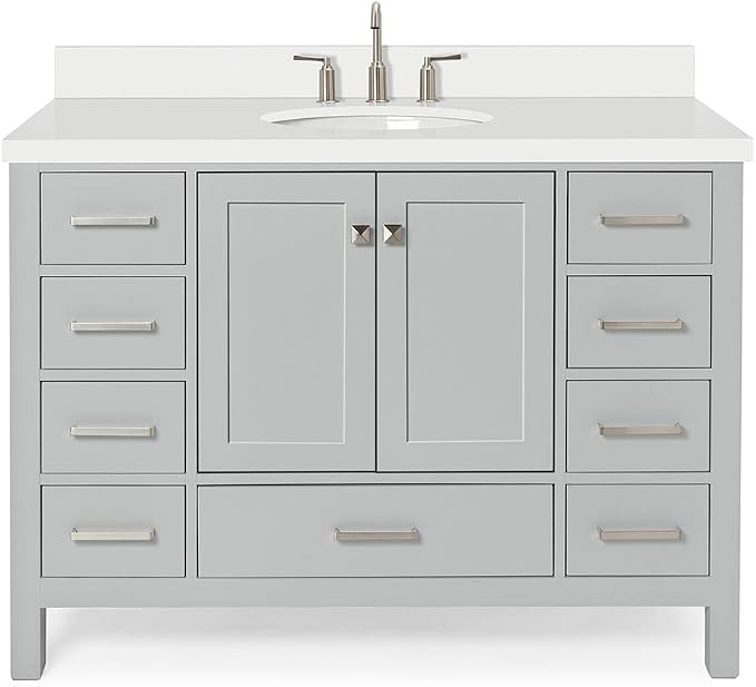 ARIEL 49" Grey Bathroom Vanity by Ariel