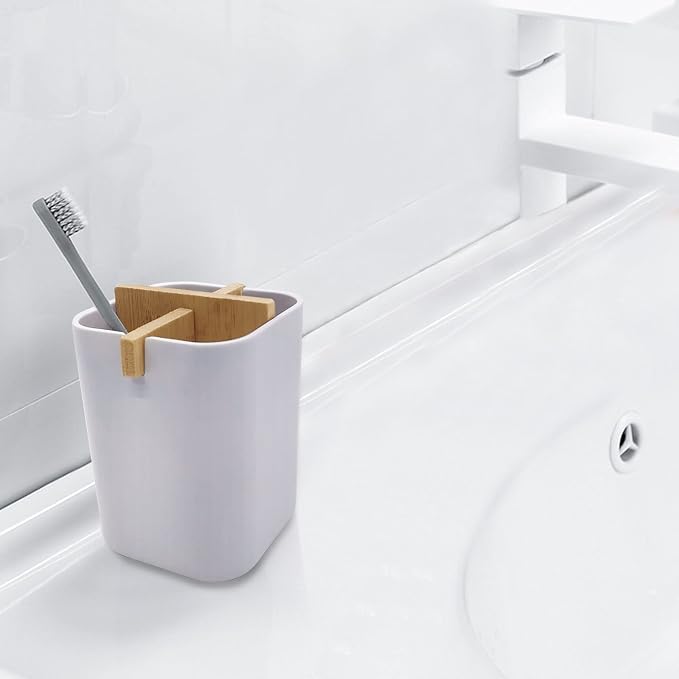 Aoheuo Bamboo-Toothbrush Holders-Multifunctional-Electric Toothbrush-Storage - Image 6