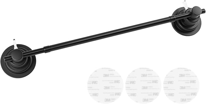 Suction Cup Towel Bar for Shower, 15.75''-25.6'' Adjustable Stainless Steel by VIDUTC