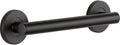 Delta Contemporary 12' Shower Grab Bar ADA Compliant Matte Black 450 lb by DeltaFaucet