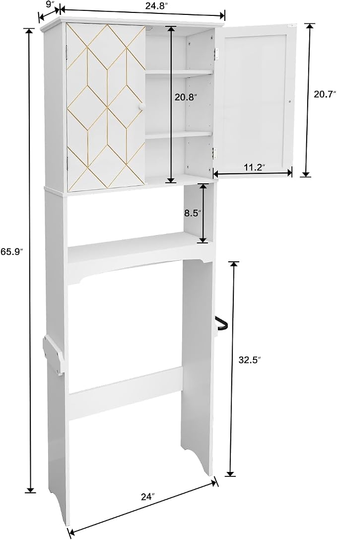 HLR Over The Toilet Storage Cabinet - Image 2