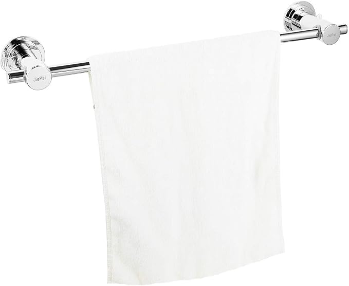 JiePai Suction Cup Towel Bar 24 Inch, Removable Modern Vacuum Suction Towel - Image 3