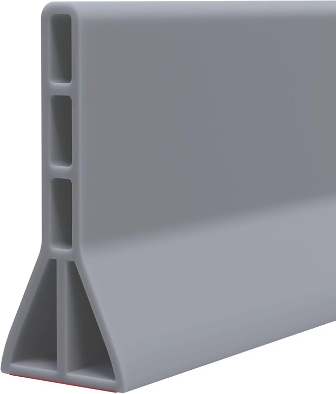 Raycity 3" High Shower Threshold Water Dam 118 IN Collapsible Shower Water by Raycity