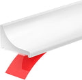 98Inch Shower Threshold Water Dam, Self-Adhesive Silicone Shower Barrier Water by Zehiels