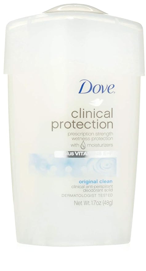 Dove Clinical Protection Antiperspirant/Deodorant, Original Clean, 1.7 Ounce by Dove