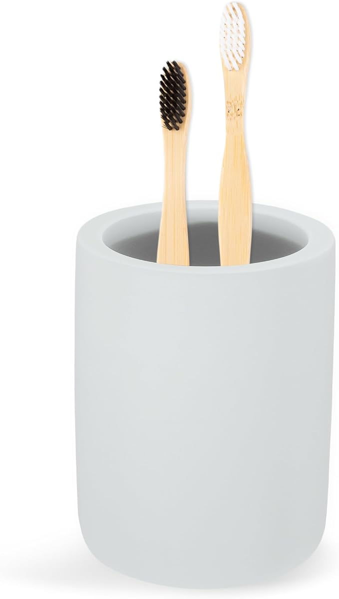 Toothbrush Holder, Diatomite Bathroom Organizer, Toothbrush & Toothpaste Holder by Renew