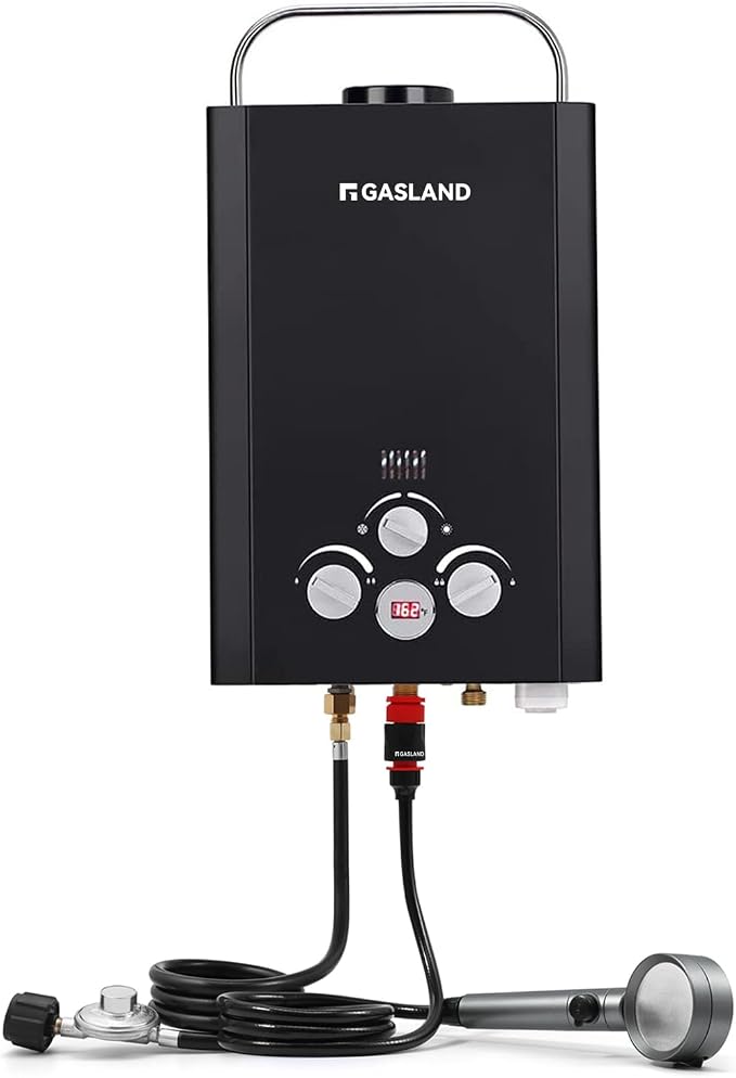 GASLAND BE158B CSA Certified Portable Tankless Water Heater – Features Digital by GASLAND