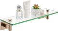 KOKOSIRI Wall Shelves Bathroom Hardware Glass Floating Shelf 16-Inch by KOKOSIRI