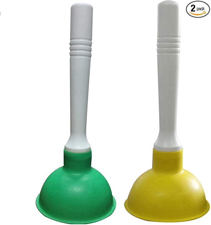 Coralpearl Drain Plunger, Small Hand Force Plumber Helper, Little 4 inch Cup by Coralpearl