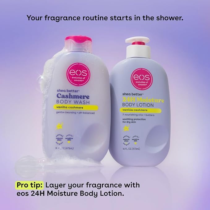 eos Shea Better Body Lotion + Body Wash, Vanilla Cashmere - Image 5