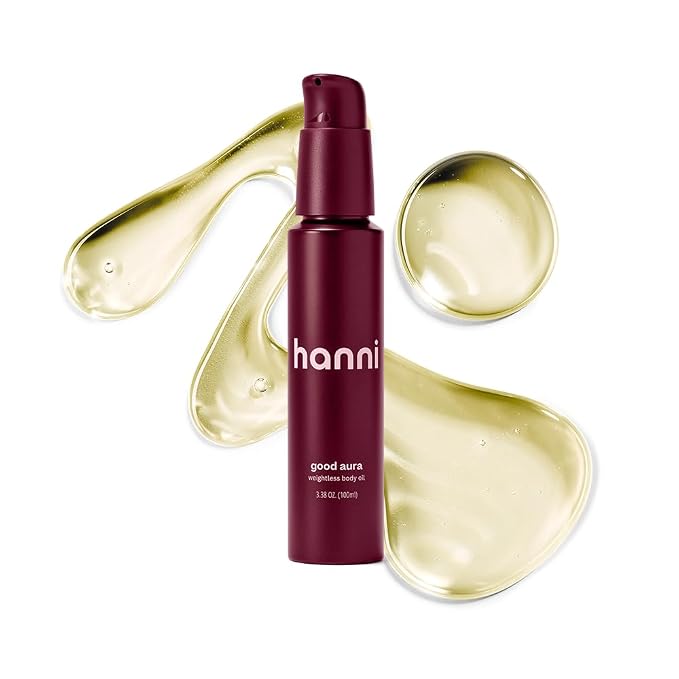 HANNI Good Aura Dry Body Oil, Lightweight After-Shower Moisturizer by Hanni