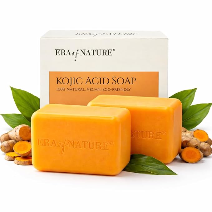 era of nature Turmeric Kojic Acid Soap by ERAOFNATURE