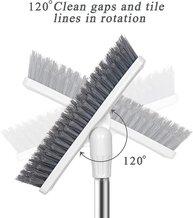 LandHope Grout Brush with Long Handle 50inches Grout Cleaner - Image 4