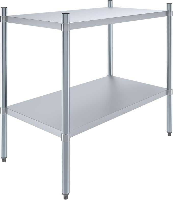 AmGood 2 Tier Galvanized Steel Dry Storage Unit. 24 in. x 43 in. x 38 in. by AmGood