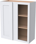 Solid Hardwood Wall Blind Corner Cabinets, Adjustable Shelves, Soft-Close Doors by HCIOANHomecabinetseries
