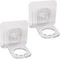 Garneck 2 Pcs Shower Gel Holders Wall-mounted Adhesive Storage Racks by GARNECK