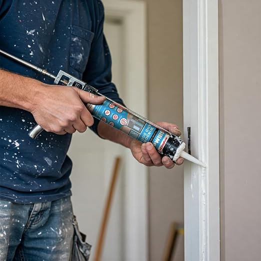 Window & Door – 100% Silicone Caulk White, Window Seal, RTV Silicone Sealant - Image 2